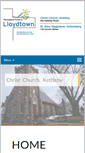Mobile Screenshot of anglicanparishoflloydtown.com