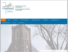 Tablet Screenshot of anglicanparishoflloydtown.com